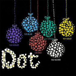 Kuretake clean color metallic dot set of 6 metallic pens