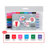 Kuretake clean color dot set of 6 markers