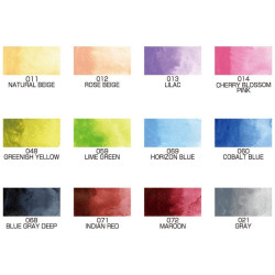 Kuretake gansai tambi set of 12 watercolors set 2
