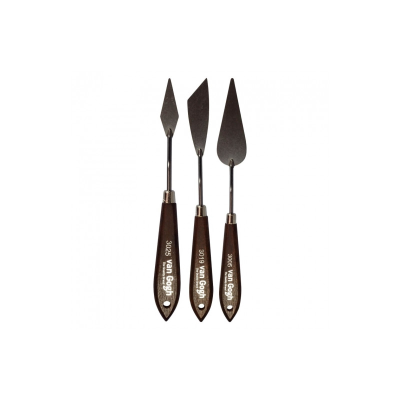 Talens van gogh set of 3 spatulas