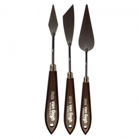 Talens van gogh set of 3 spatulas