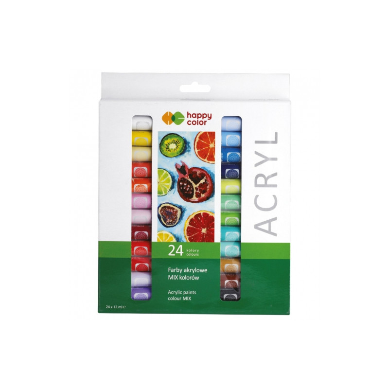 Happy Color set of acrylic paints 24x12ml