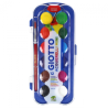 Giotto aquarelli mini watercolors in a plastic box of 12 colors