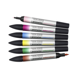 Winsor&Newton promarker watercolour floral tones 6 pisaków - sklep pla