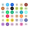 Copic ciao set A set of 36 double-sided pens