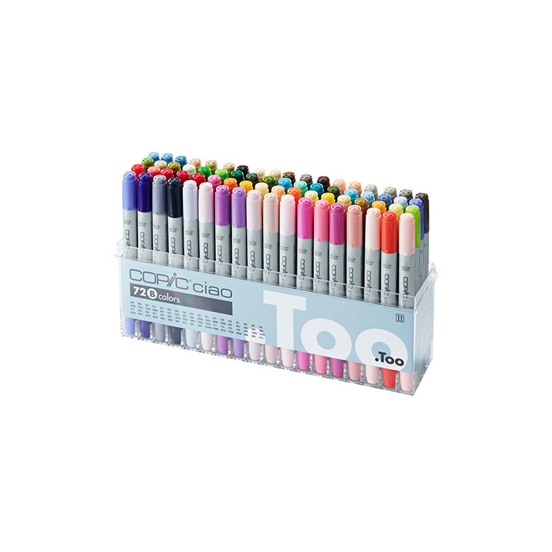 Copic ciao set B set of 72 double-sided pens