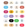 Copic sketch set of 24 double-sided pens