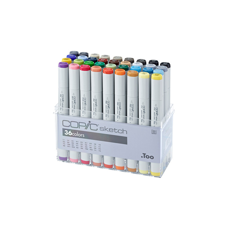Copic sketch set of 36 double-sided pens