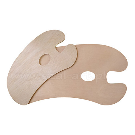 Wooden oval pallet E5314