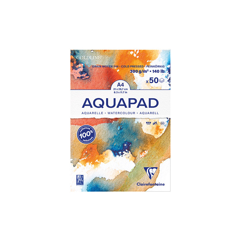 Block Clairefontaine goldline aquapad watercolor 300g