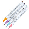 Kuretake clean color real brush pale colors set of 4 markers - szal ar