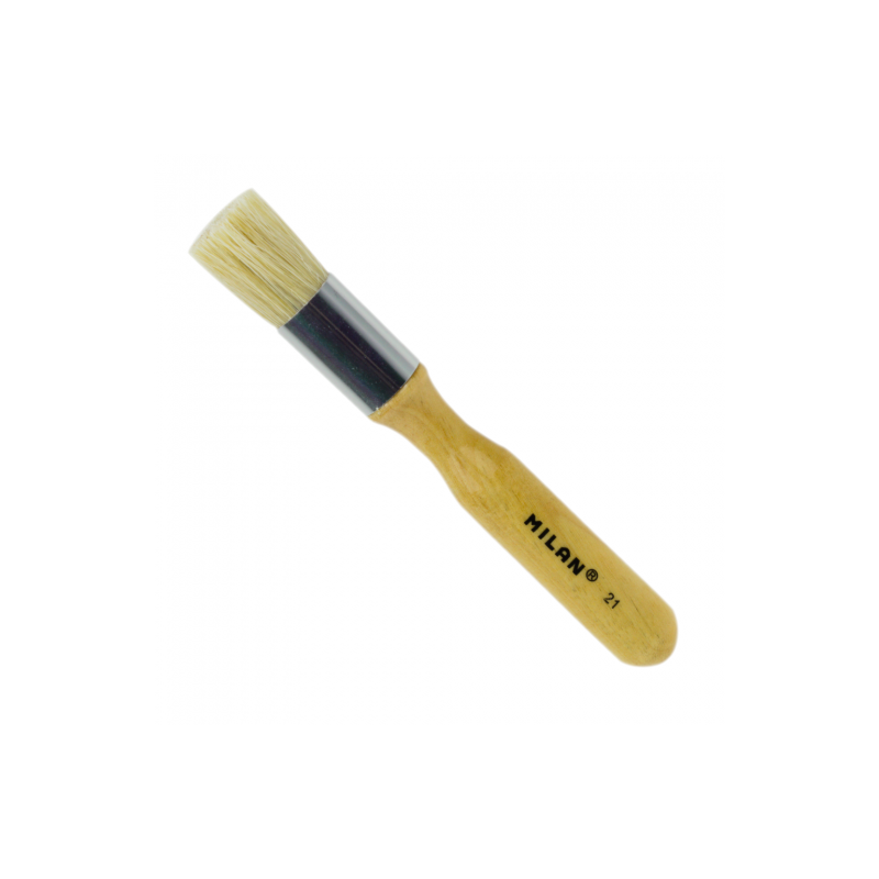 Milan pędzel szczecinowy do tapowania seria 21 - sklep plastyczny - sz