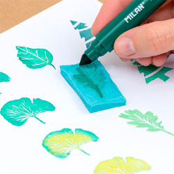 Turquoise Milan linoleum