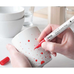 Kreul glass & porcelain classic set of 5 markers