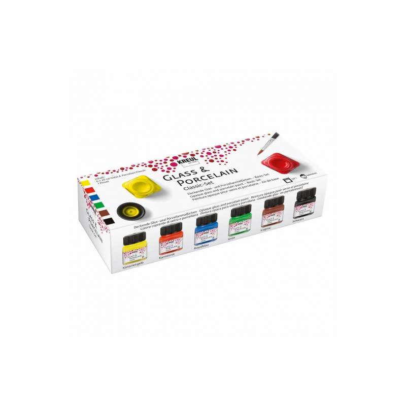 Kreul porcelain brillant set 6x20ml