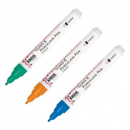 Kreul Glass and porcelain Classic markers for glass and porcelain