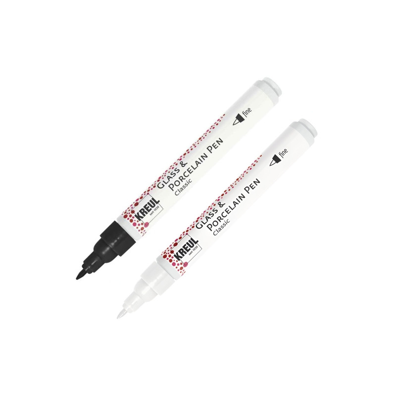 Kreul glass & porcelain classic fine white - sklep plastyczny - szał d