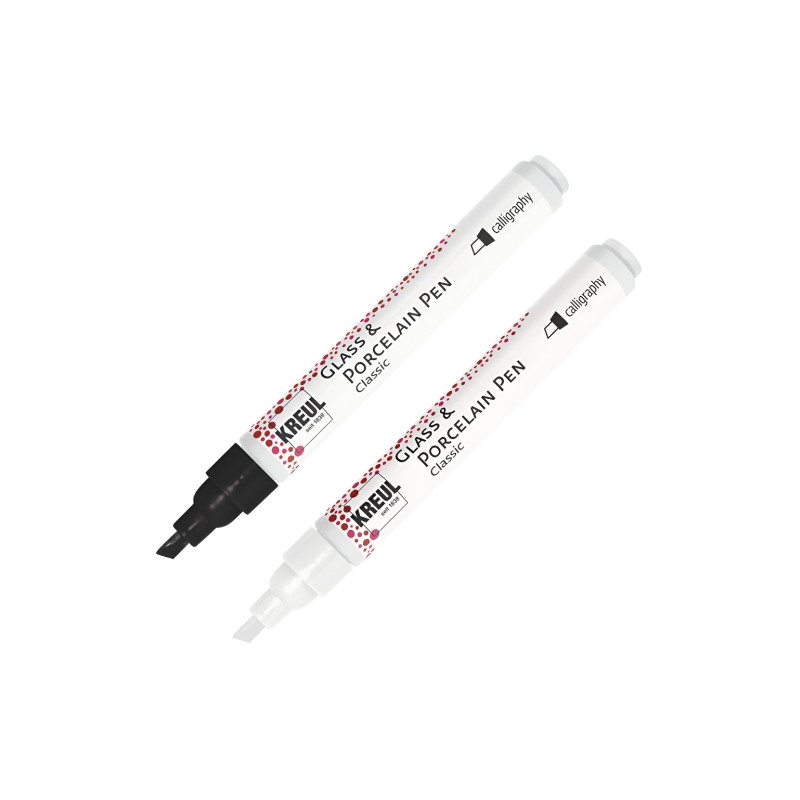 Kreul glass & porcelain calligraphy white