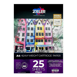 Blok Zieler heavy weight cardridge 225g 25ark - sklep plastyczny - sza