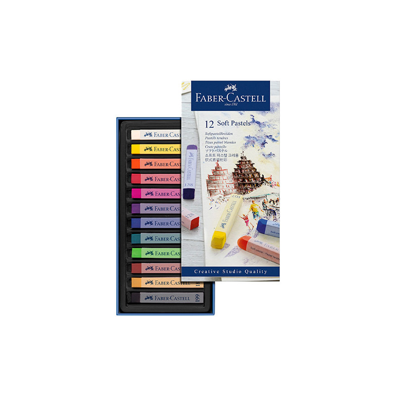 Faber-Castell creativo studio 12 pasteli suchych w sztyfcie - sklep pl