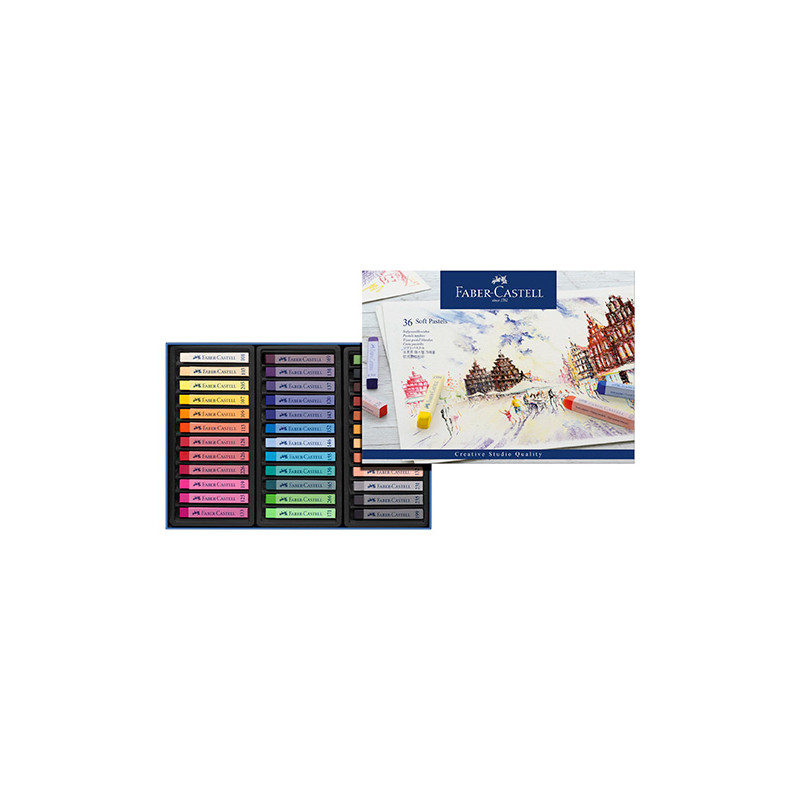 Faber-Castell creativo studio 36 pasteli suchych w sztyfcie - sklep pl