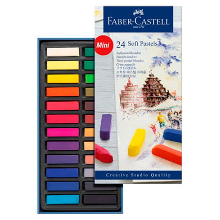 Faber-Castell creativo studio mini 24 dry pastels in a stick
