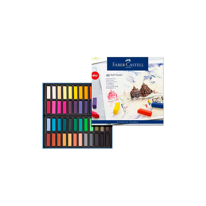 Faber-Castell creativo studio mini 48 dry pastels in a stick