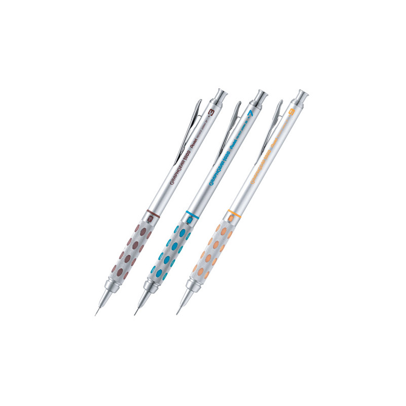 Pentel ołówek automatyczny graphgear 1000 metal - sklep plastyczny - s