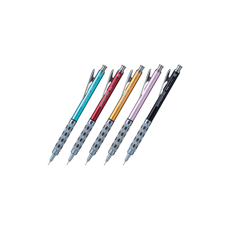 Pentel mechanical pencil graphgear 1000 metal color