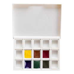Daniel Smith floral set of 6 watercolors half cubes