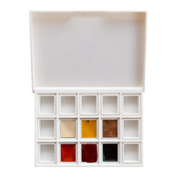 Daniel Smith earth set of 6 watercolors half cubes
