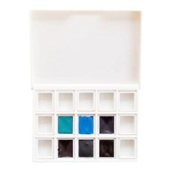 Daniel Smith blues set of 6 watercolors half cubes
