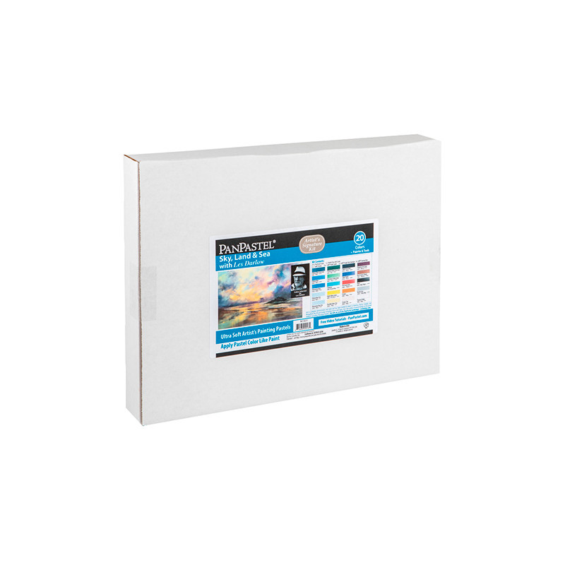 PanPastel sky land & sea set of 20 colors of dry pastels