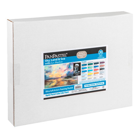 PanPastel sky land & sea set of 20 colors of dry pastels