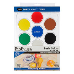 PanPastel basic set of 7 basic colors of dry pastels