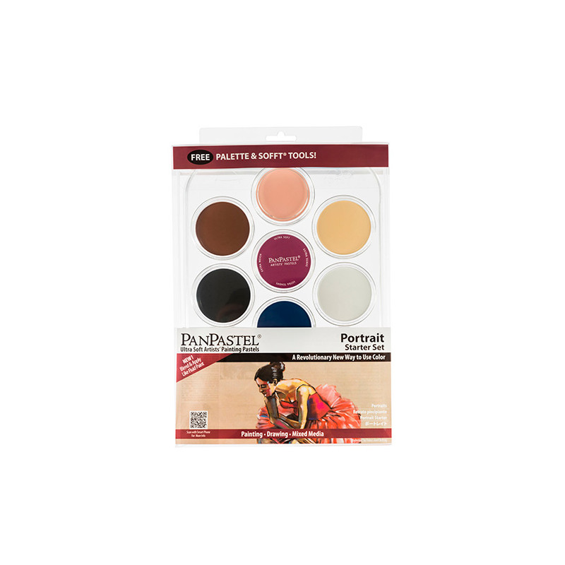 PanPastel portrait set of 7 dry pastels portrait