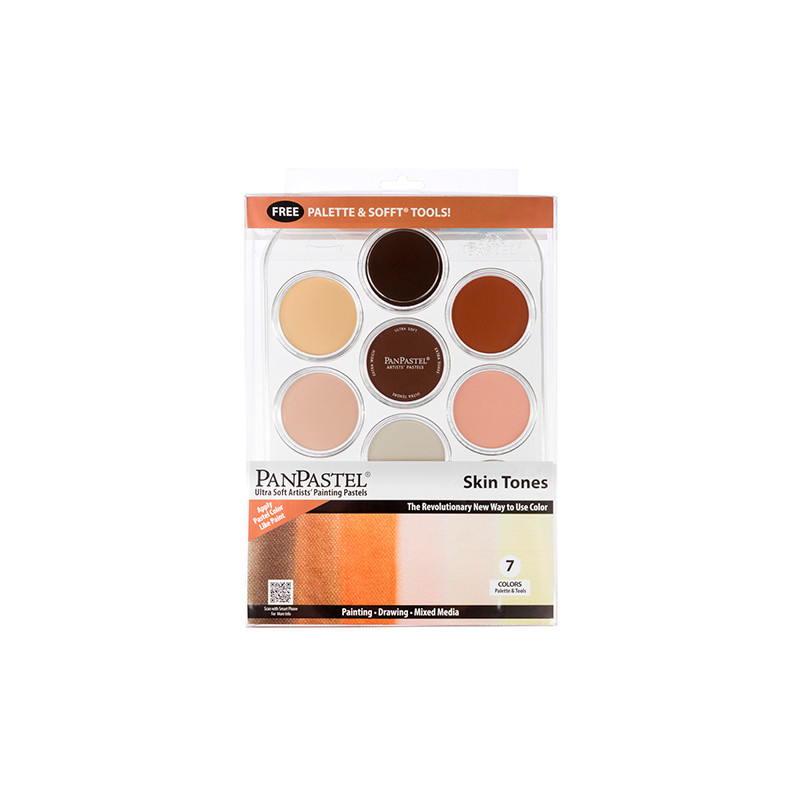 PanPastel skin tones a set of 7 colors of dry pastels