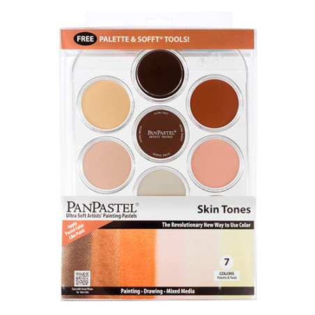 PanPastel skin tones a set of 7 colors of dry pastels