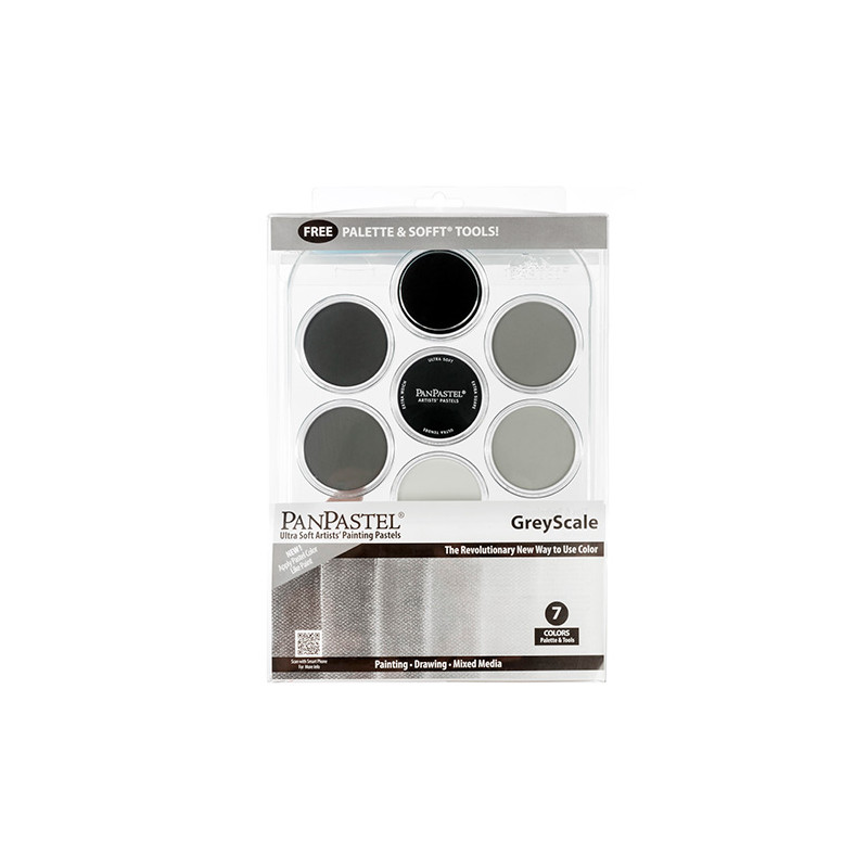 PanPastel greyscale zestaw 6 kolorów pasteli suchych - sklep plastyczn