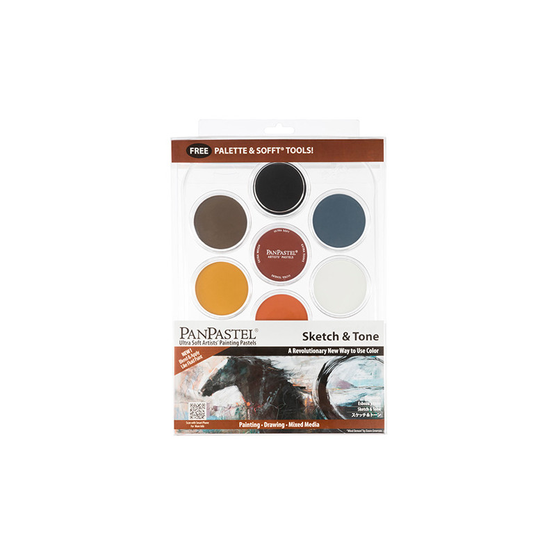 PanPastel sketch & tone set of 7 dry pastels