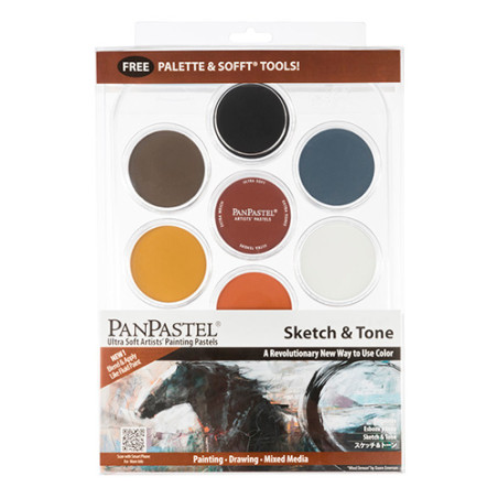 PanPastel sketch & tone zestaw 7 pasteli suchych - sklep plastyczny -