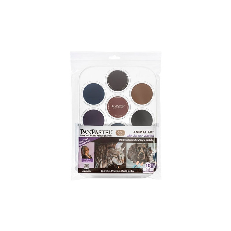 PanPastel animal art set of 10 colors of dry pastels