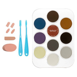 PanPastel animal art set of 10 colors of dry pastels