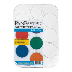PanPastel palette with a lid in 10 colors