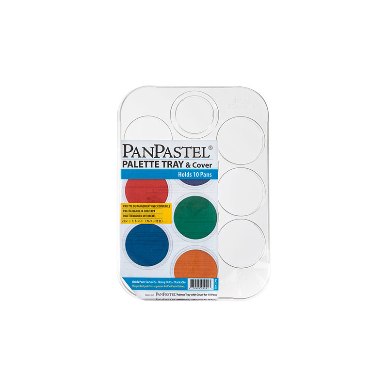 PanPastel palette with a lid in 10 colors