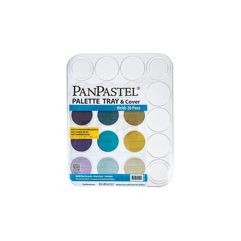 PanPastel palette with a cover in 20 colors