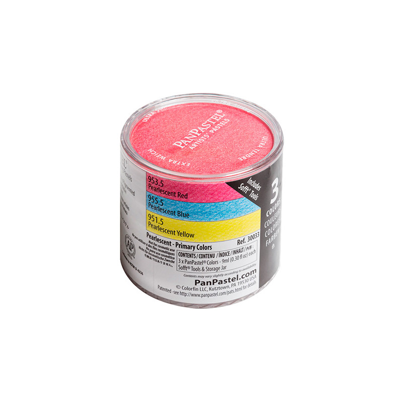PanPastel pearlescent primary zestaw 3 kolorów pasteli suchych - sklep