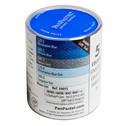 PanPastel blue set zestaw 5 kolorów pasteli suchych - sklep plastyczny