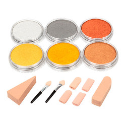 PanPastel metallics a set of 6 metallic dry pastel colors