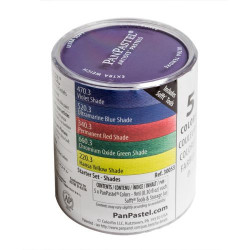 PanPastel starter set shades a set of 5 colors of dry pastels